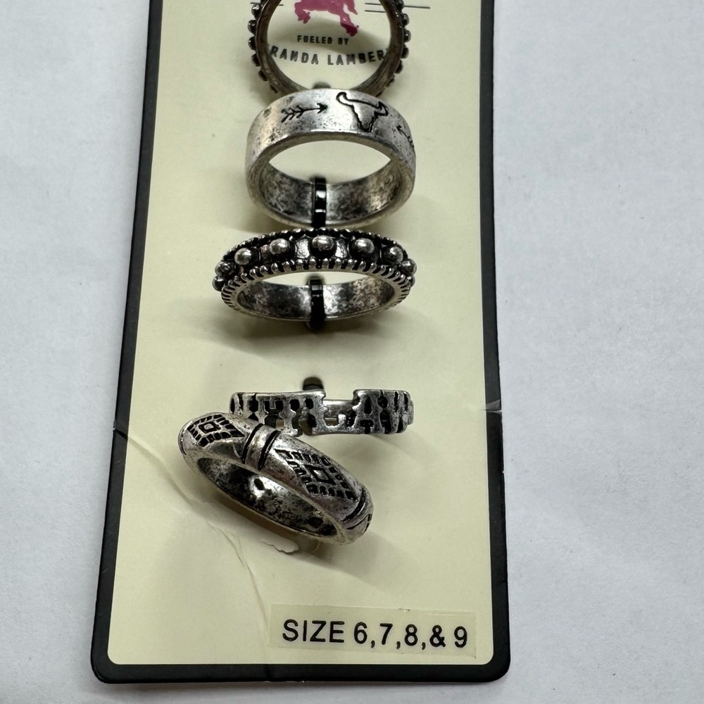 Idyllwind Silver-Tone Ring Set - image 2